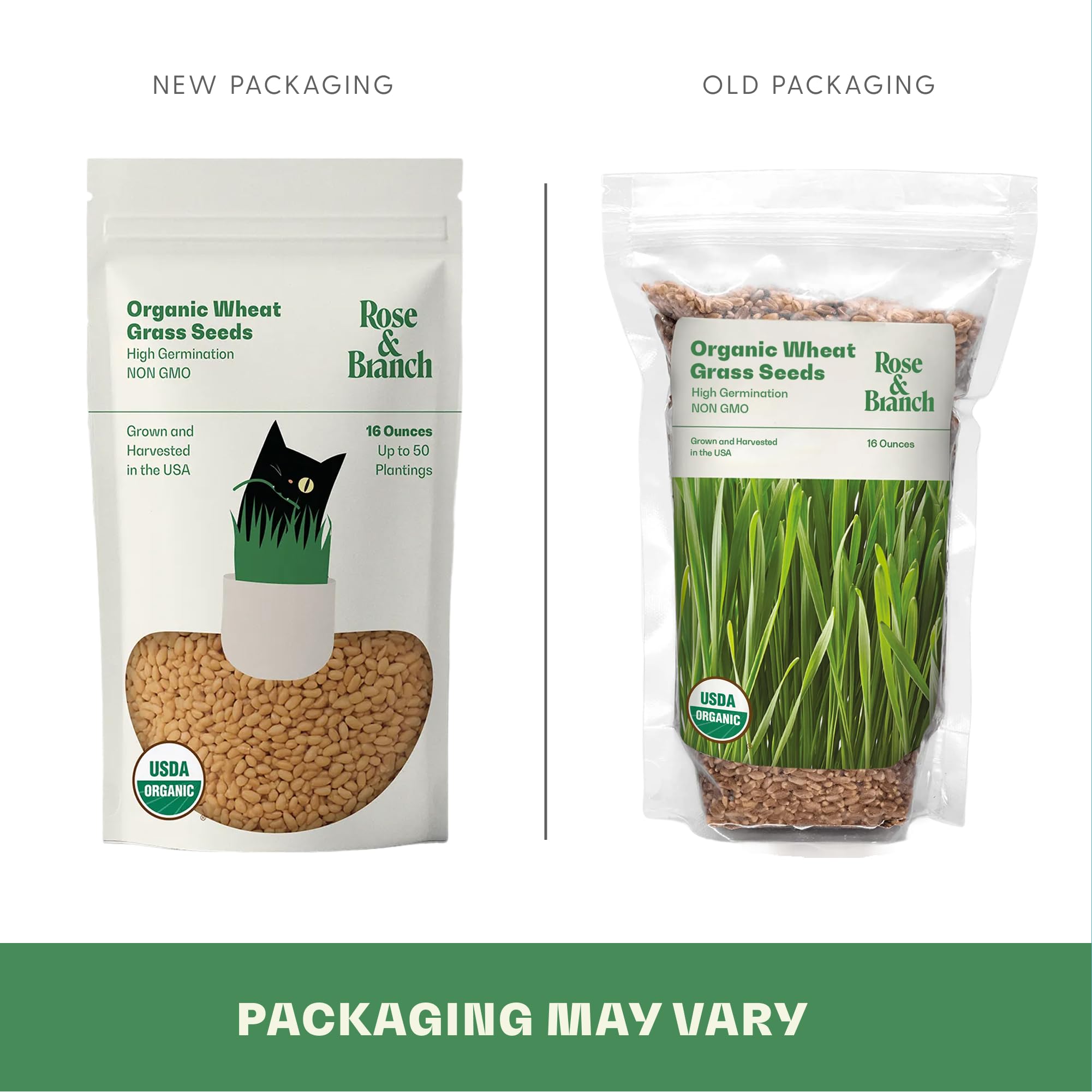 Rose and Branch resealable bag preserves freshness and easy storage after planting.