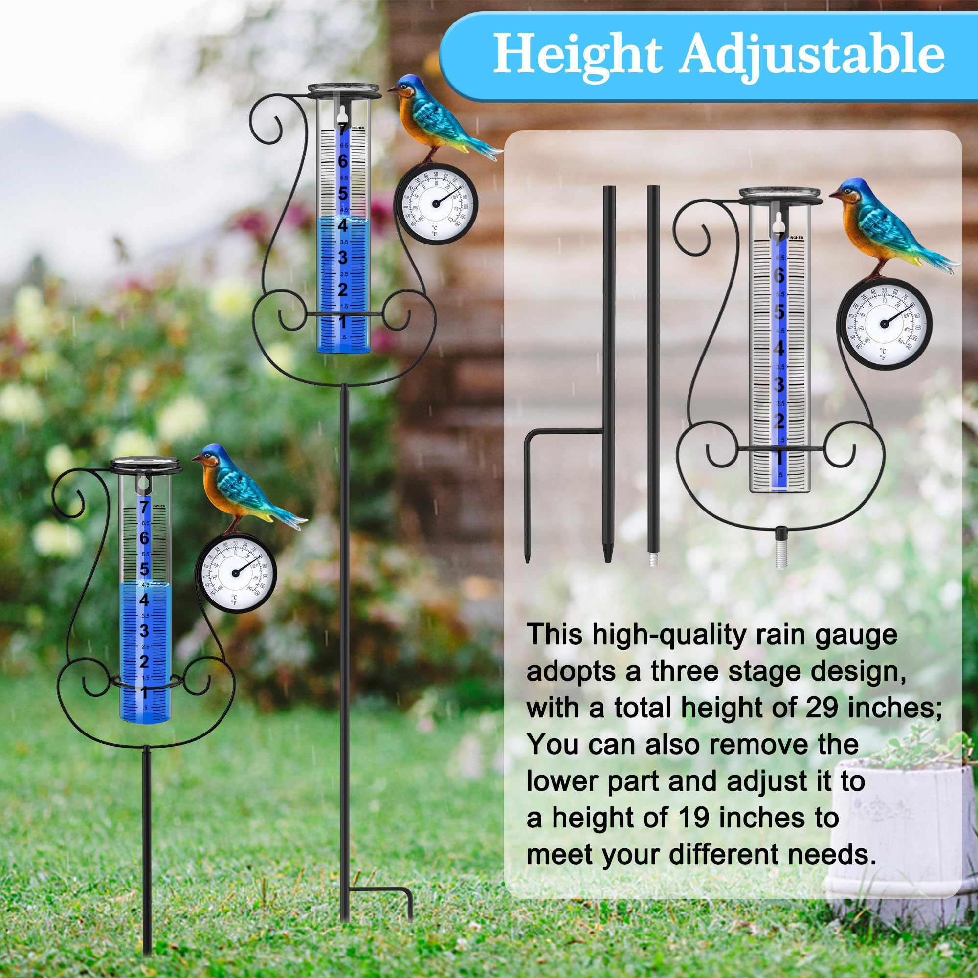 Rose Manor height-adjustable design fits different garden spaces