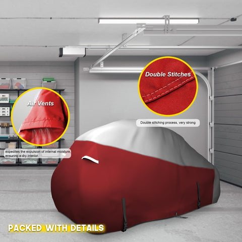 Rosefray cover air vents reduce condensation and reflective strips improve safety
