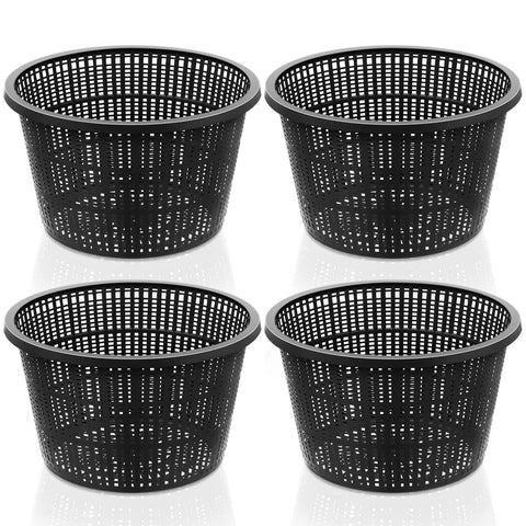 Roshtia hydroponic baskets 8.35 inch top view for sturdy pond planting