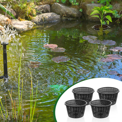 Roshtia pond basket plastic close-up emphasizing corrosion resistance and durability