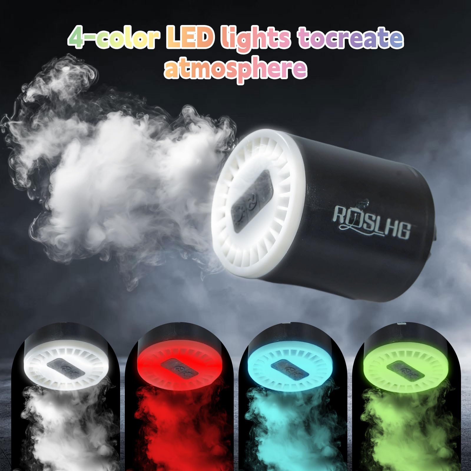 ROSLHG hookah pump LED ambience lights set the mood