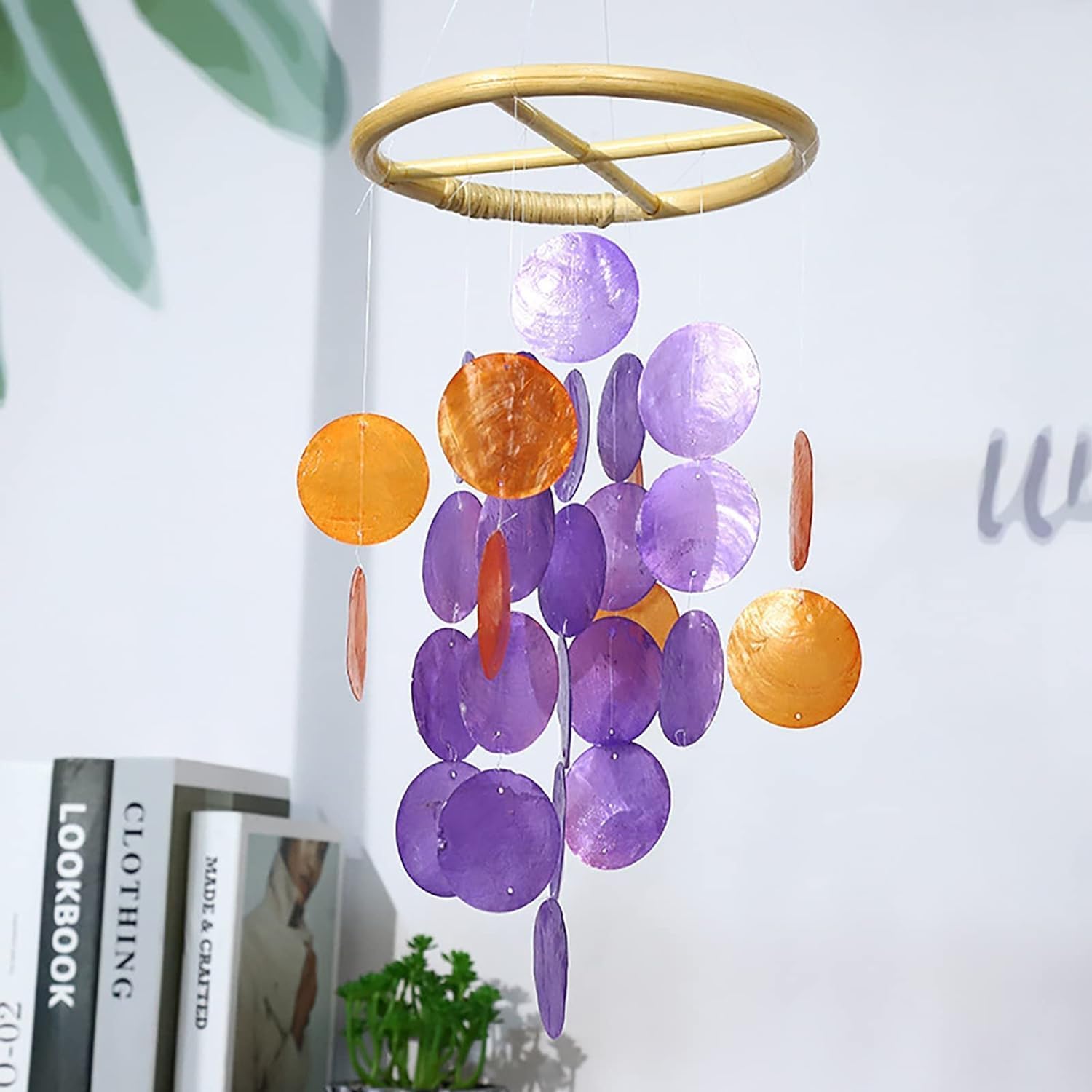 Rosojodg two-piece layout ideal for medium-sized wind chimes.