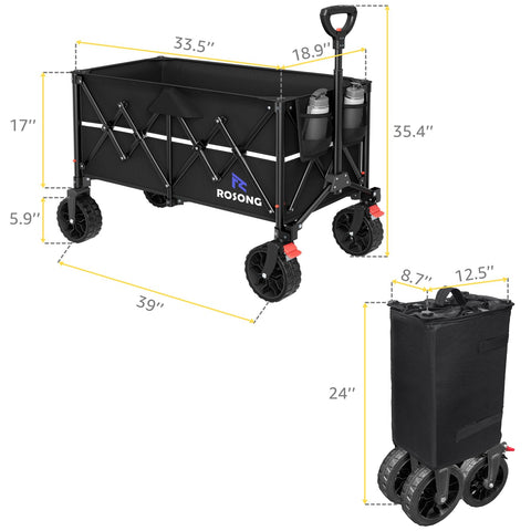 ROSONG 600D Oxford fabric resists wear for long-lasting use