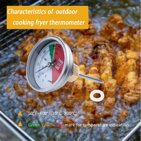 Rosyquarz stainless steel dial face provides durable, clear temperature readings