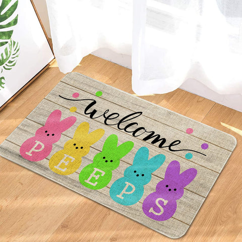 Roszwtit Easter doormat suitable for indoor and outdoor use
