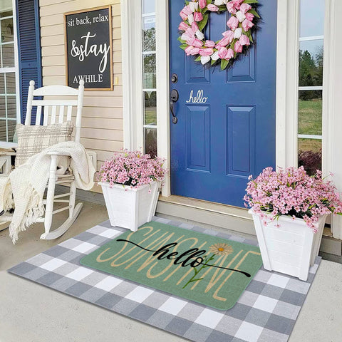 Roszwtit gift-worthy doormat for housewarmings and neighborly welcomes