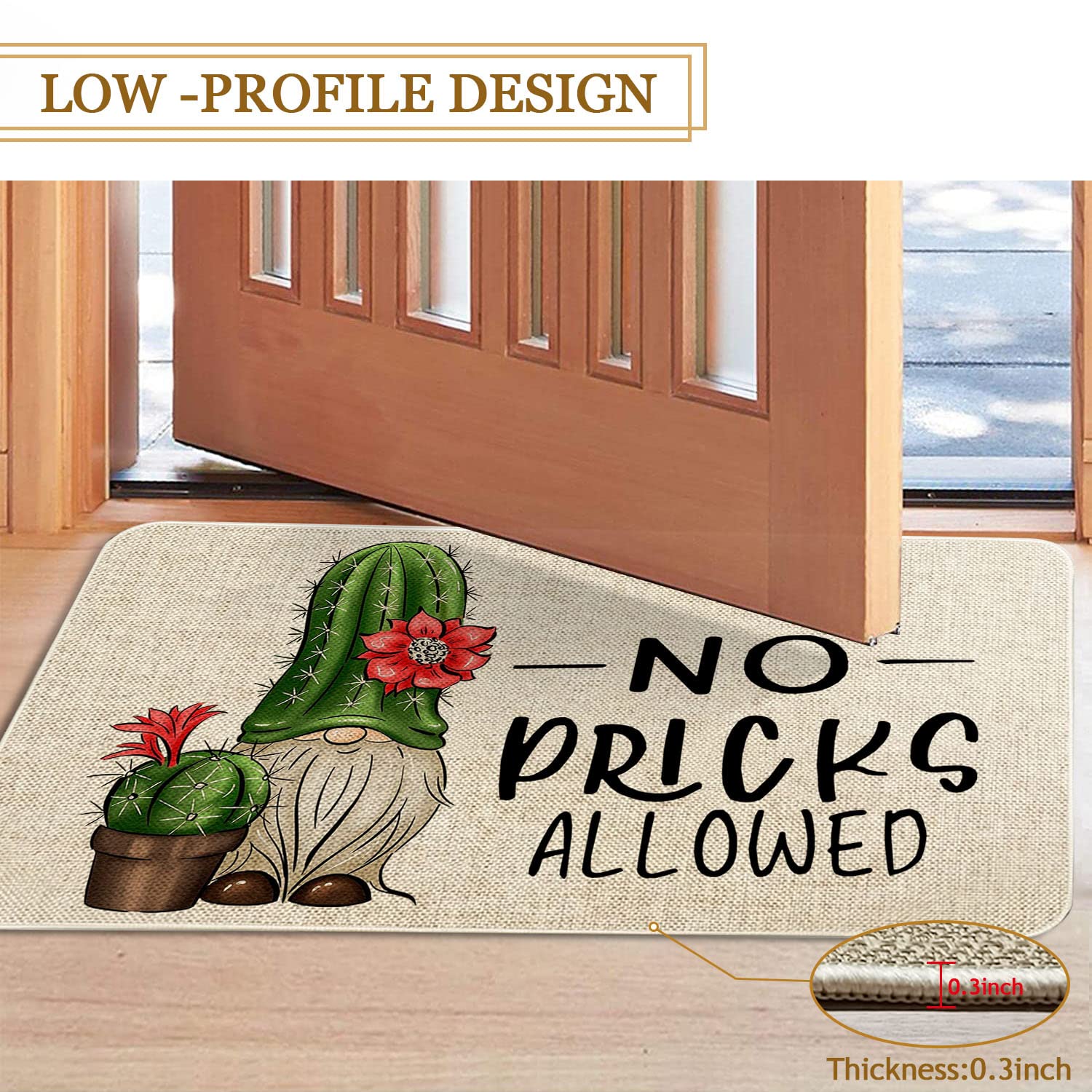 Roszwtit suitable for indoor and outdoor entrances throughout the year.