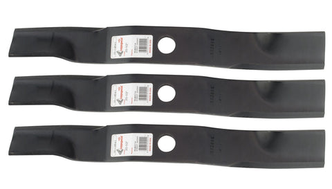 Rotary three-blade set for Kubota ZD/ZG 60-inch deck.