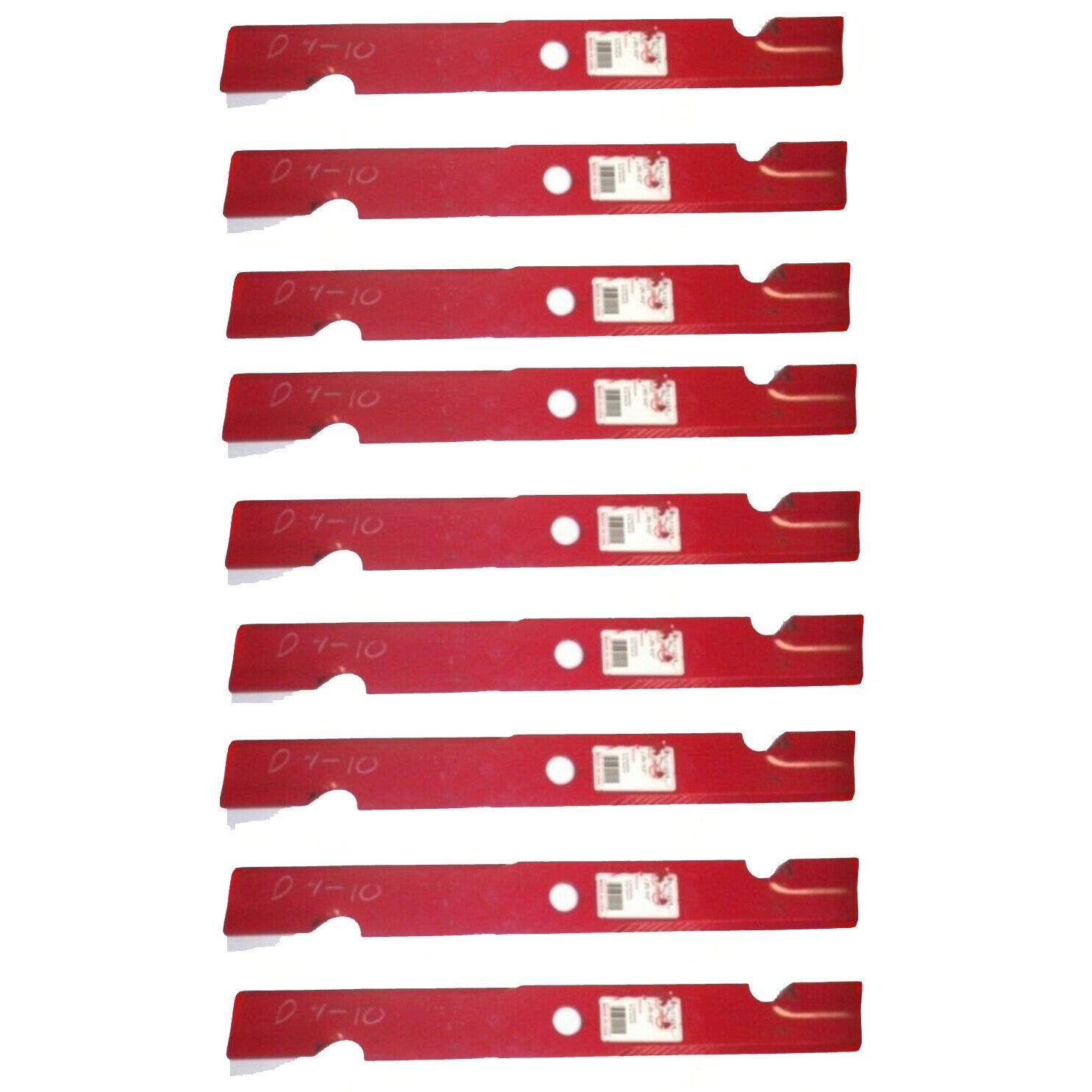 Rotary Blades 9PK 11224 high lift for Exmark: improved lift and cut quality on lawns