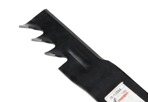Durable Rotary Copperhead blade detail highlighting corrosion-resistant steel.
