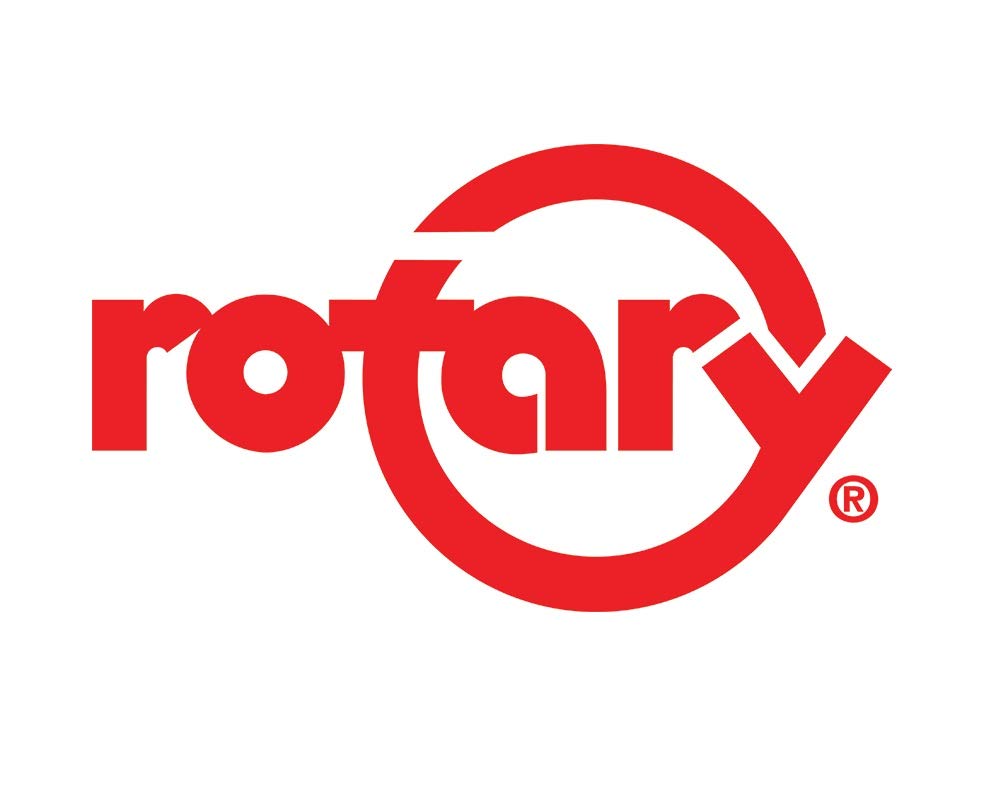 Rotary replacement trimmer line cutter demonstrates diameter-range cutting from .065 to .130 inches.
