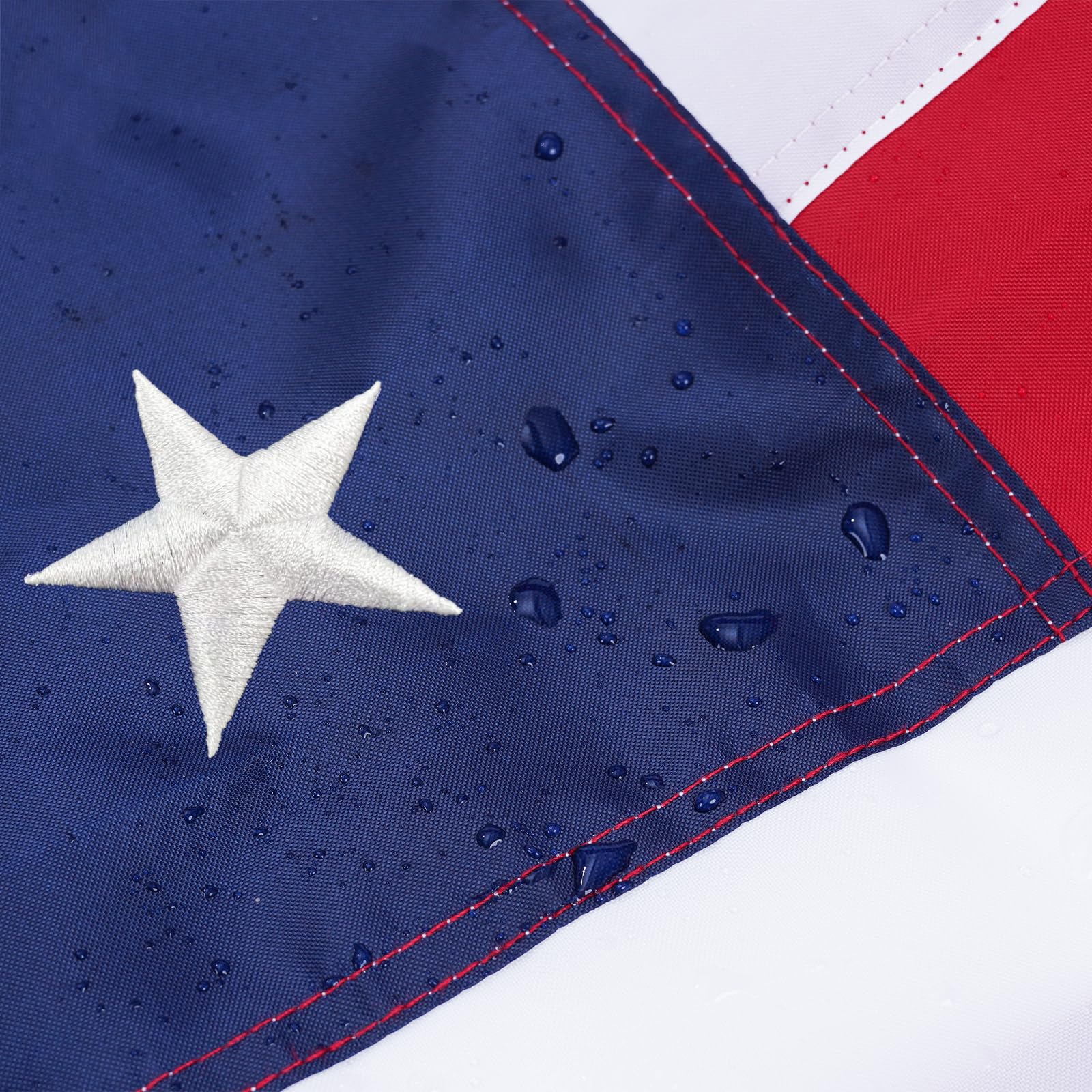 ROTERDON embroidered stars blue canton flag highlights craftsmanship and longevity.