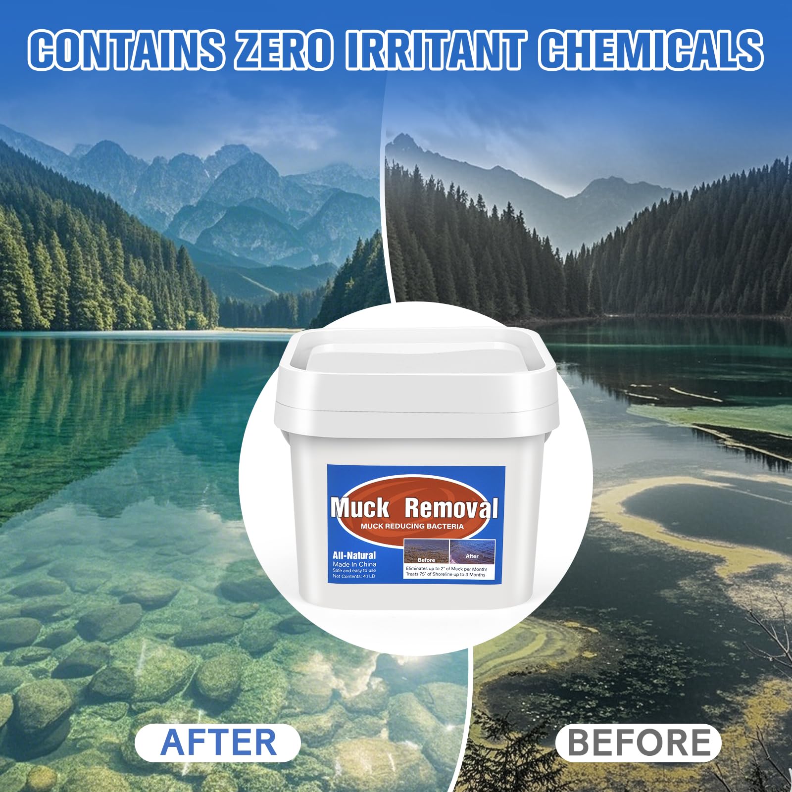 ROTIAH organic waste breakdown removes muck from sediments