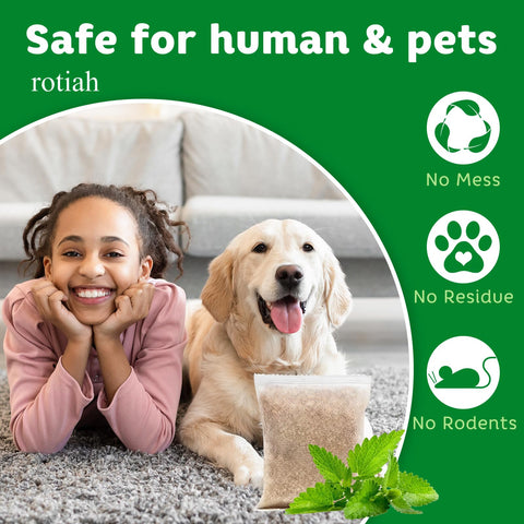 ROTIAH pest repellent pouches kitchen corner placement deters rodents