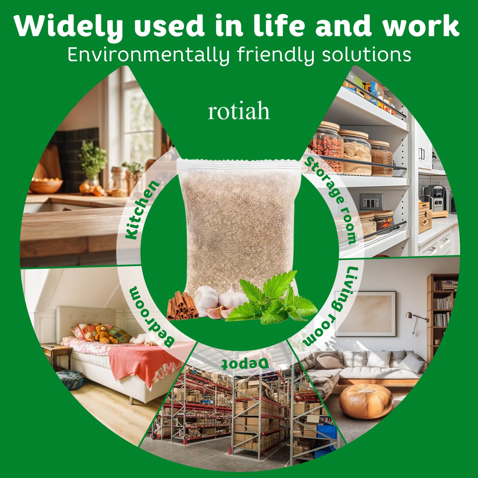 ROTIAH pest repellent pouches outdoor storage placement protects families