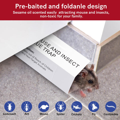 ROTIAH sesame-oil-scent glue trap closeup showing non-toxic design
