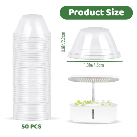 Roucerlin transparent humidity dome keeps seeds warm and moist for germination