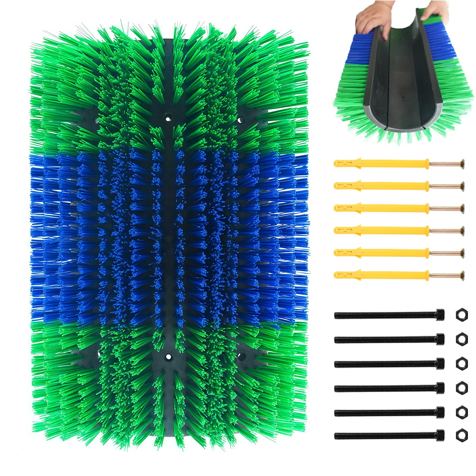 Rouisxue extra large scratcher backplate with flexible installation for posts and trees.