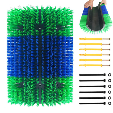 Rouisxue extra large scratcher backplate with flexible installation for posts and trees.