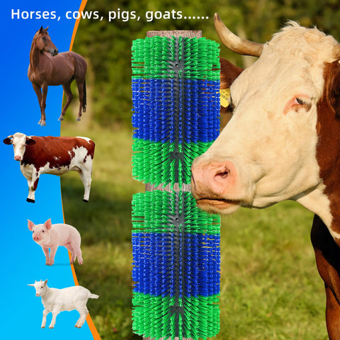 Rouisxue wide coverage scratcher suitable for cattle and horses.