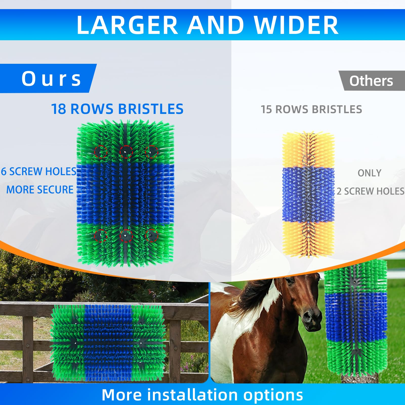 Rouisxue flexible back-plate adapts to irregular surfaces.