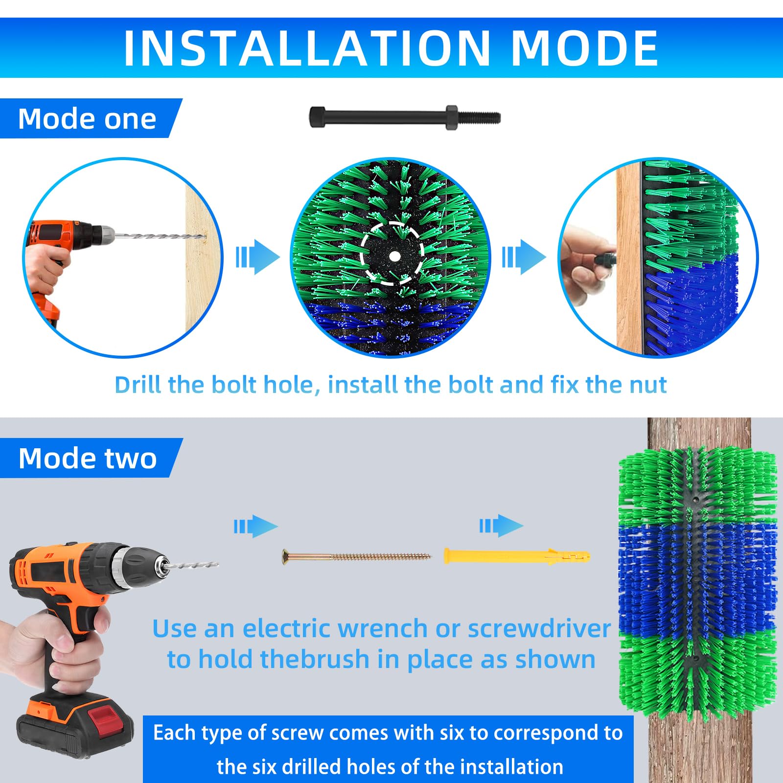 Rouisxue two-screw set included for easy installation.