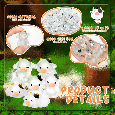 RoundFunny diy fairy landscape cow miniatures inspire creative craft projects