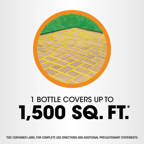Roundup coverage up to 1,500 sq ft per bottle