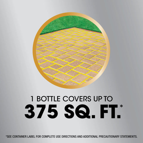Roundup Dual Action 365 coverage up to 375 sq ft.