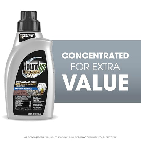 Roundup Dual Action 365 spray nozzle enabling precise application to cracks