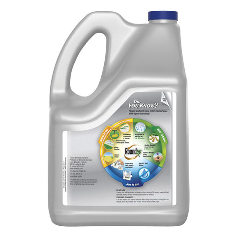 Roundup Dual Action cracked driveway application guides weed control in cracks.