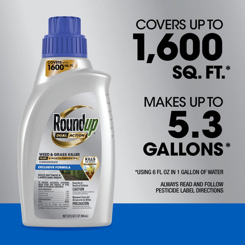 Roundup Dual Action allows planting after 4 months of waiting