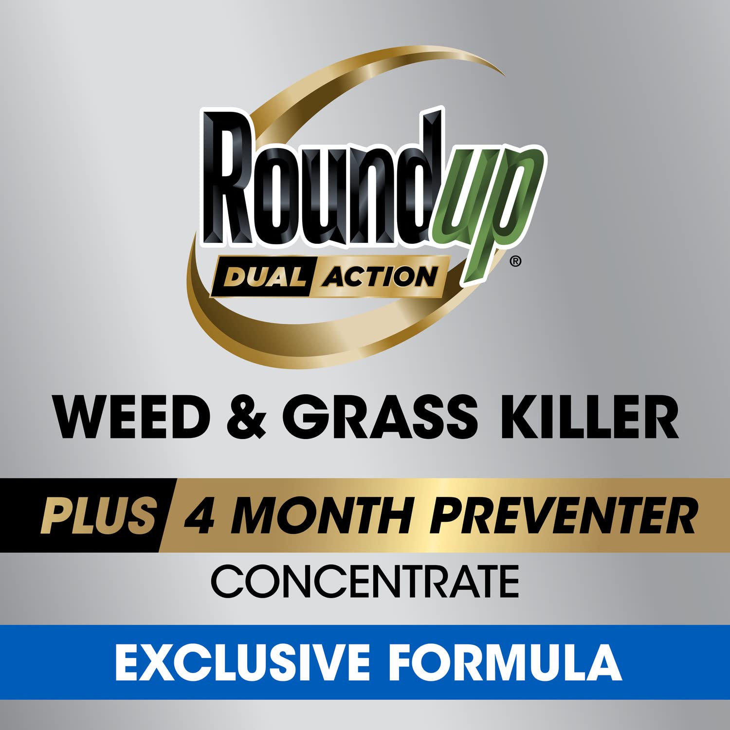 Roundup Dual Action creates a soil barrier to prevent new weeds for months