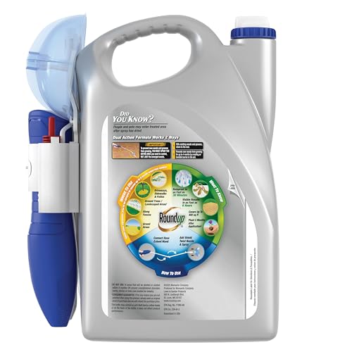 Roundup Dual Action Sure Shot Wand enabling precise weed treatment