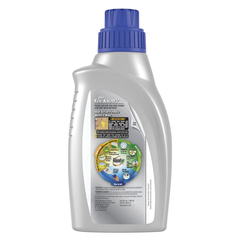 Roundup Dual Action spraying causes weeds to yellow and wilt within hours
