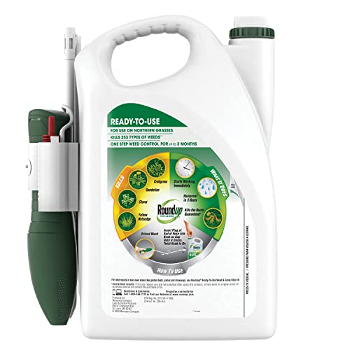 Roundup For Lawns₁ begins working immediately for fast weed suppression on your lawn.