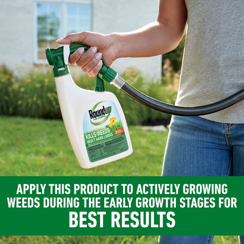 Roundup For Lawns3 two-pack, 32 oz containers ready to use.
