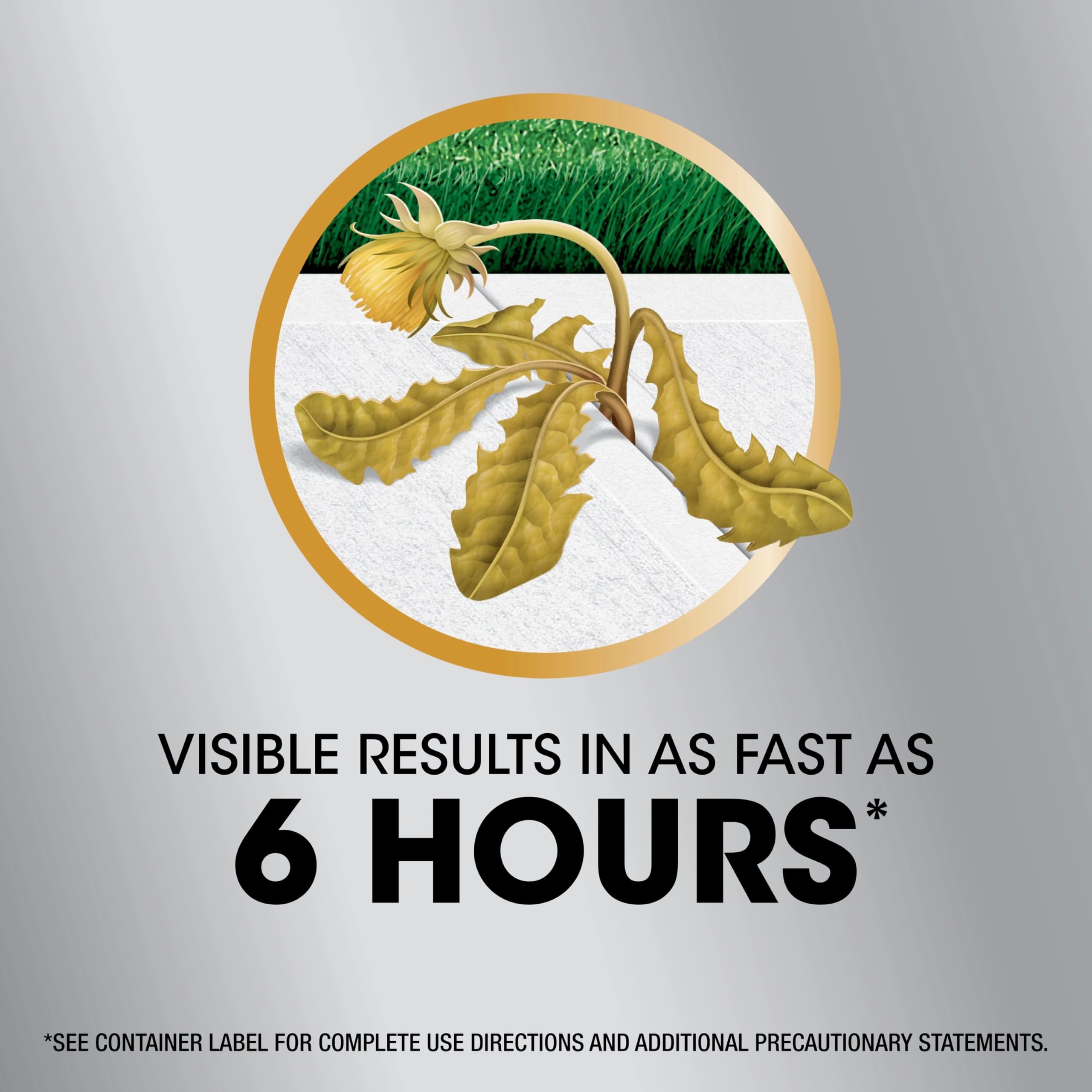 Roundup kills broadleaf and grassy weeds for versatile weed control.
