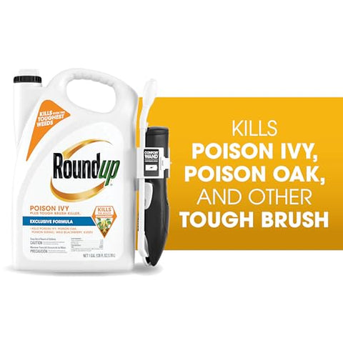 Close-up label highlights the product's weed-killing scope and targets.