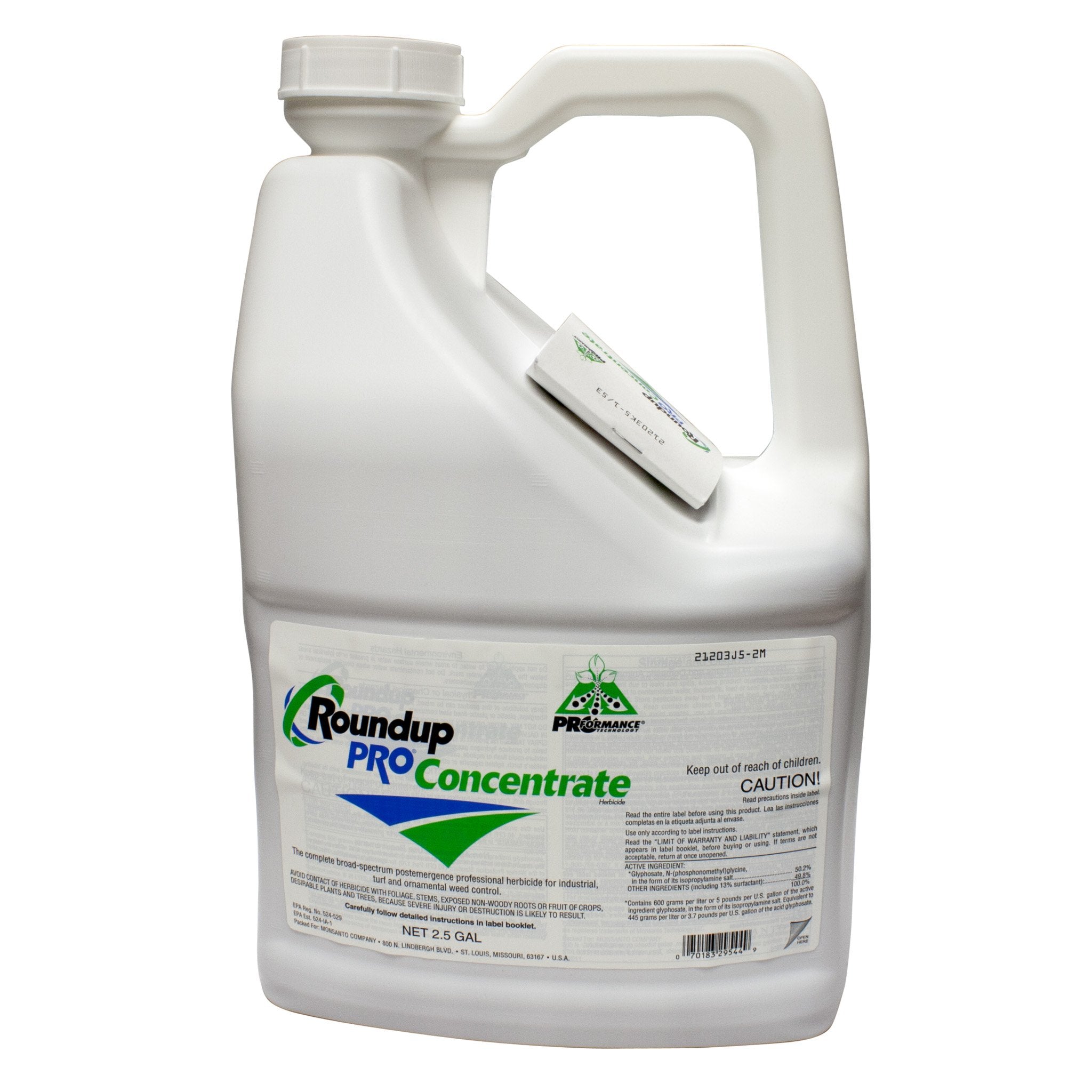 Round Up Pro 2.5-gallon container for large-area weed control and vegetation management