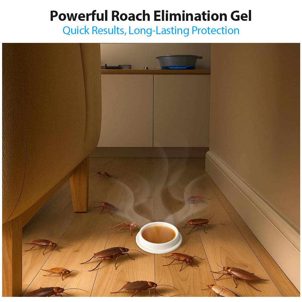 Routade double-sided tape attaches bait station securely for mess-free placement.