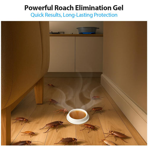 Routade double-sided tape attaches bait station securely for mess-free placement.