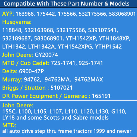ROVIKE 7-terminal-ignition-switch suitable for multiple mower models.