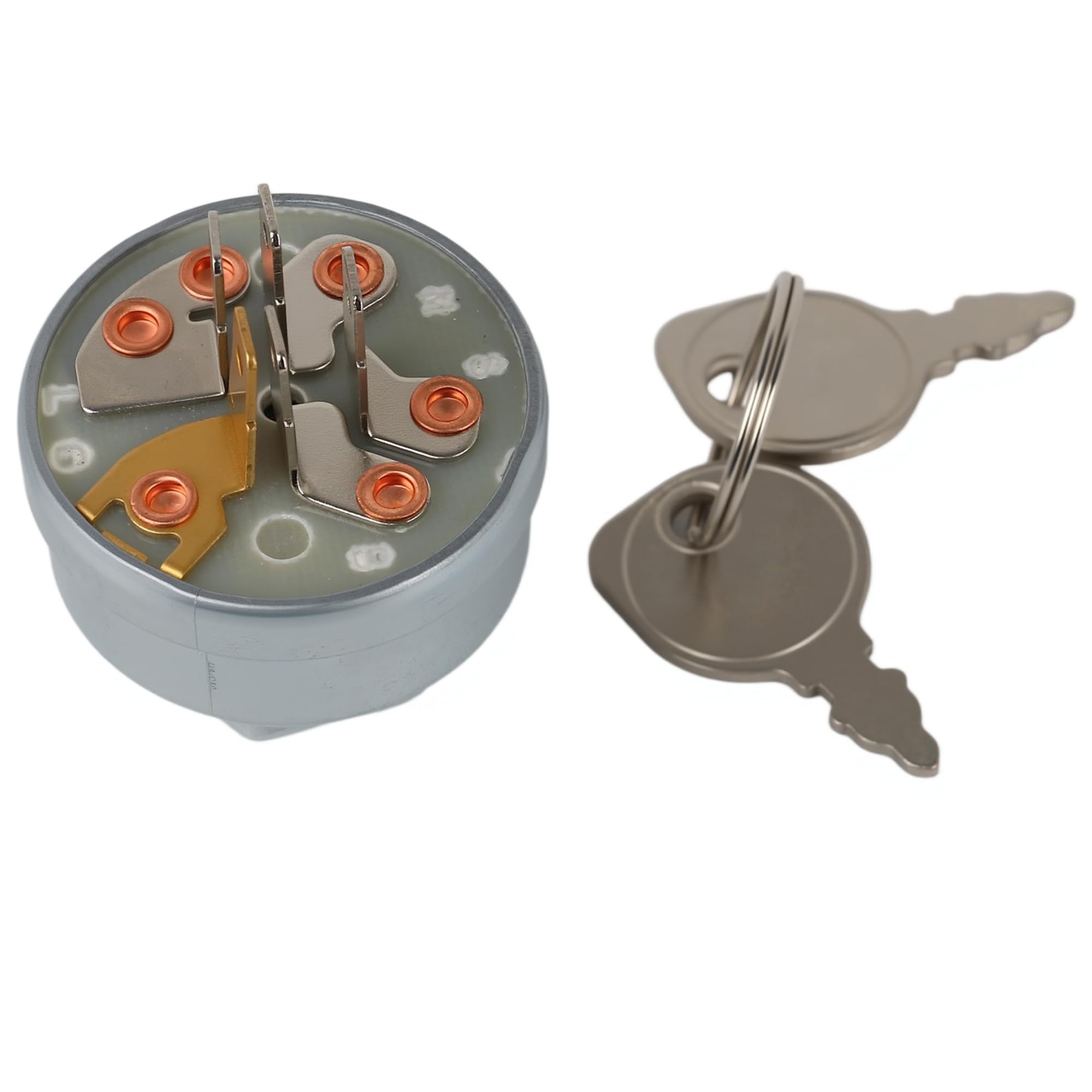 ROVIKE ignition switch for Bobcat 128010, wiring harness visible for easy replacement