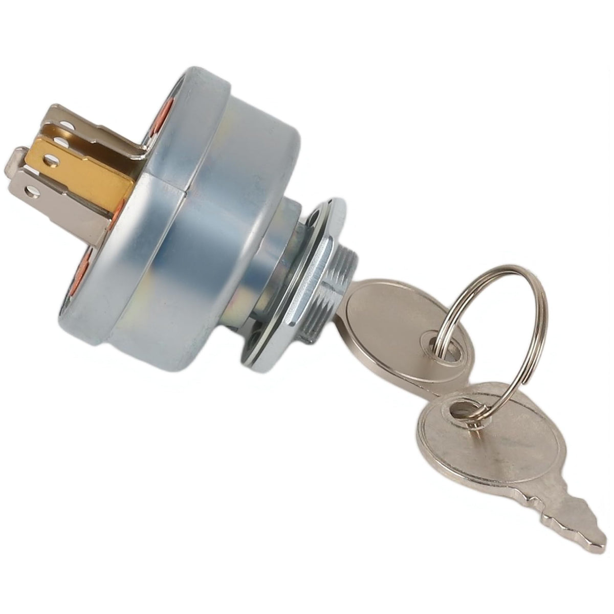 ROVIKE ignition switch for Hustler 045898, front view, reliable replacement part