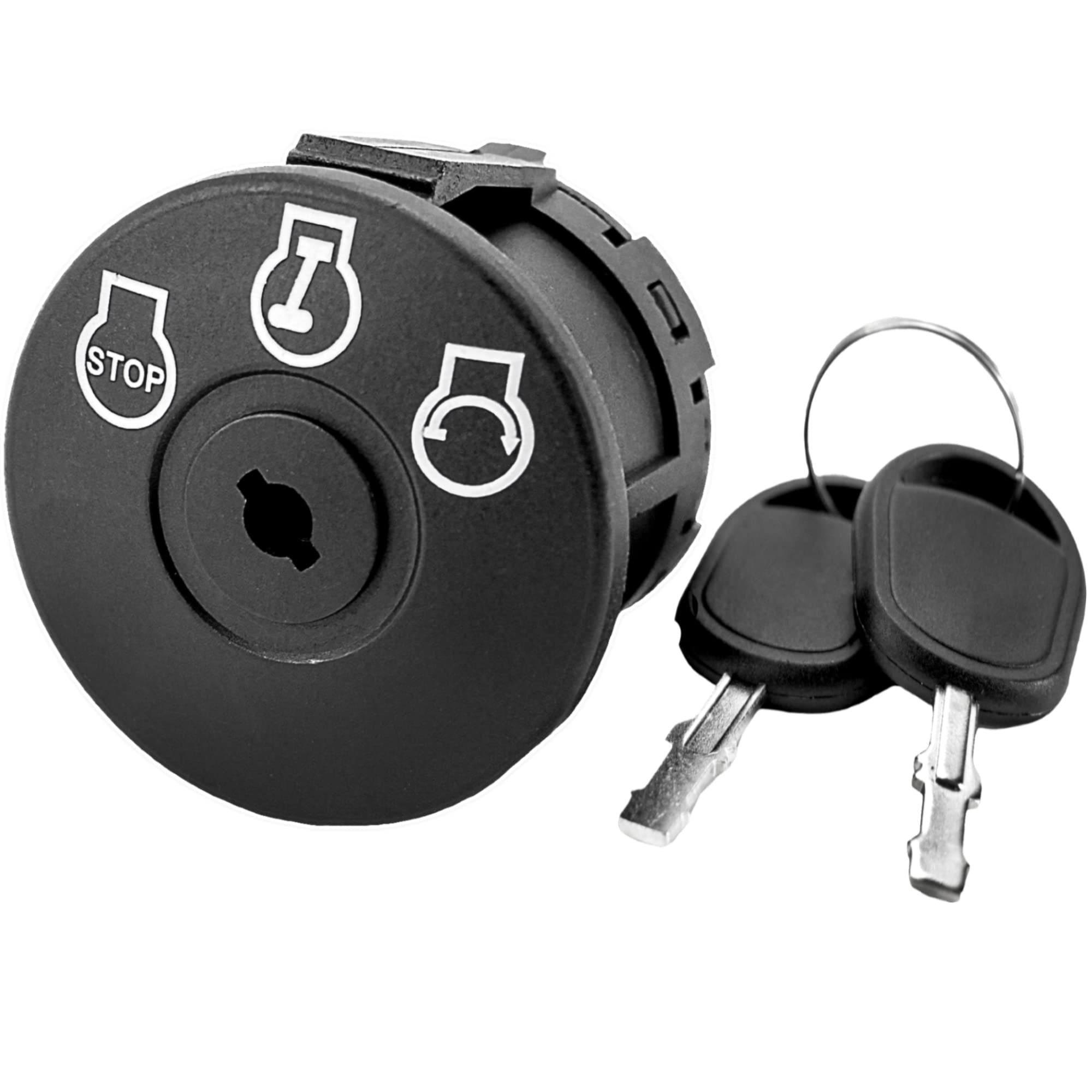 ROVIKE lawn tractor ignition switch front view shows broad compatibility with many brands