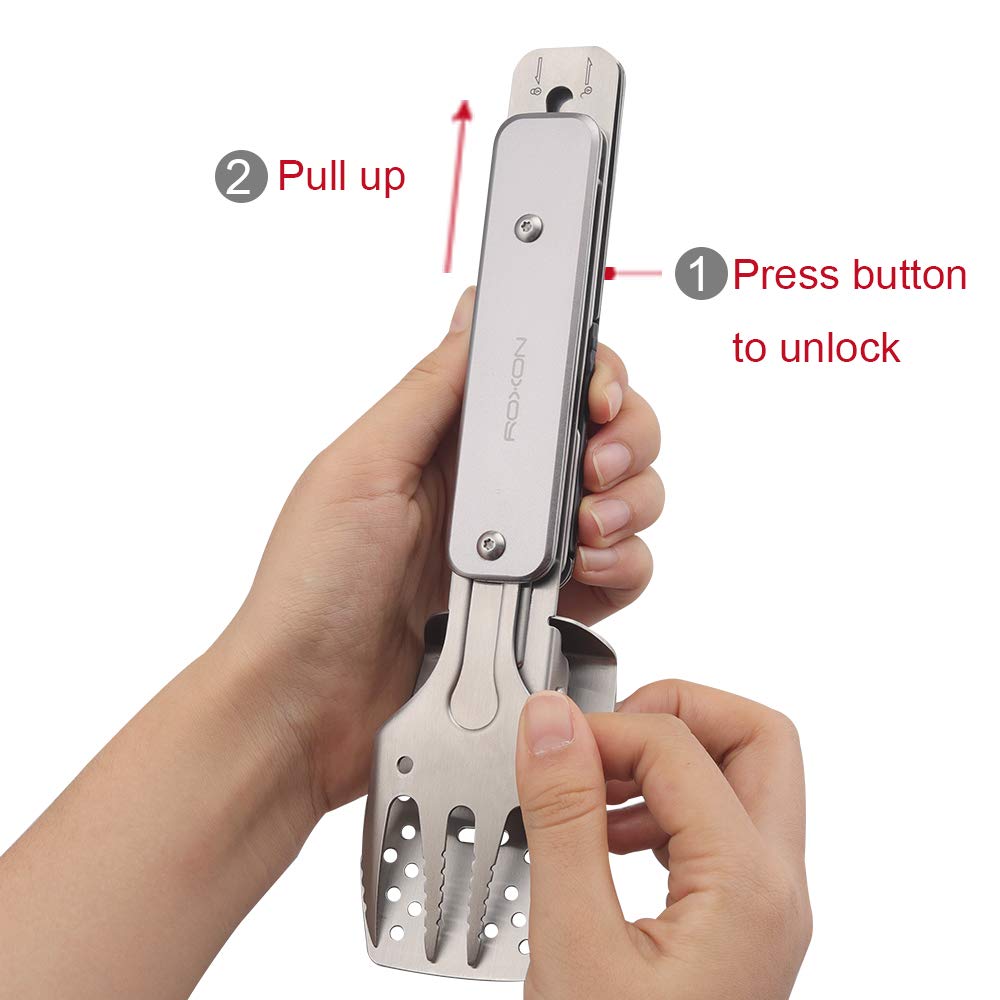 Roxon 4 in 1 tool fork ready for precise turn and lift