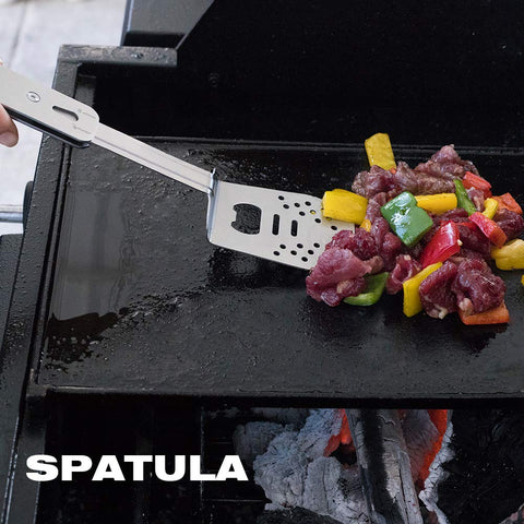 Roxon in action grilling during camping trips