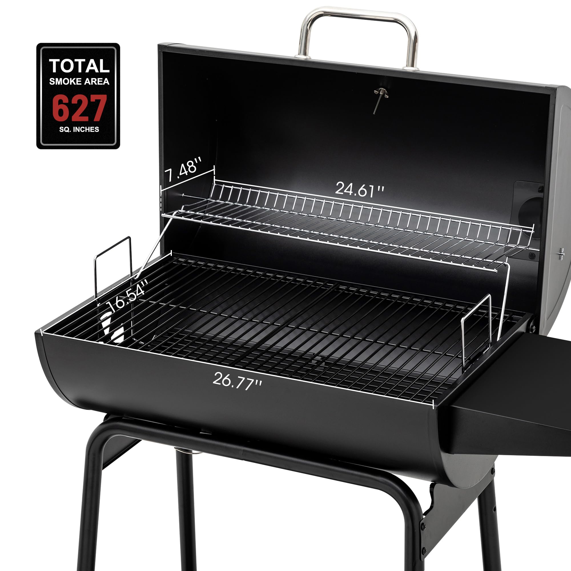 Royal Gourmet CC1830 warming rack keeping sides warm during grilling